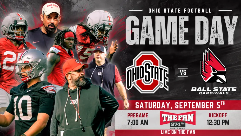 Ohio State Buckeyes football hosts the Ball State Cardinals at Ohio Stadium in Columbus on Saturday, September 5, 2026.